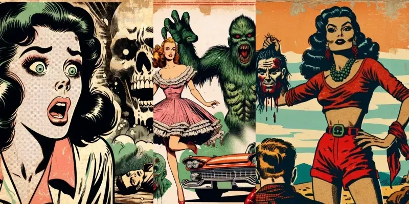 70s Horror Comics generated by undefined
