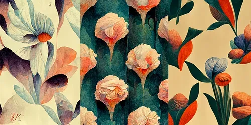 Floral Backgrounds generated by midjourney