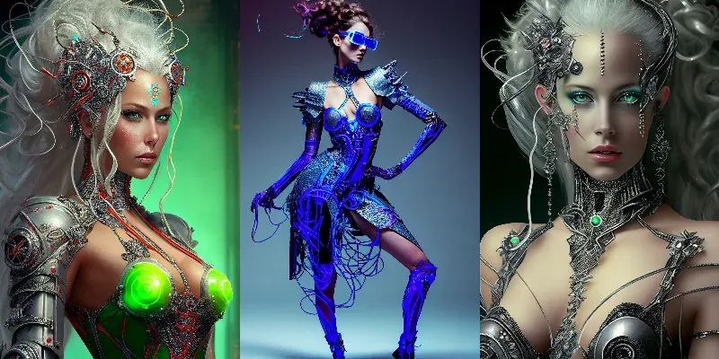 Cool Cyberpunk Models generated by undefined