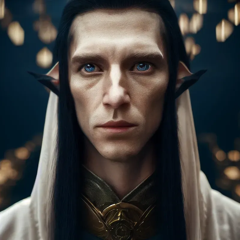 Elf In Elven Armour
