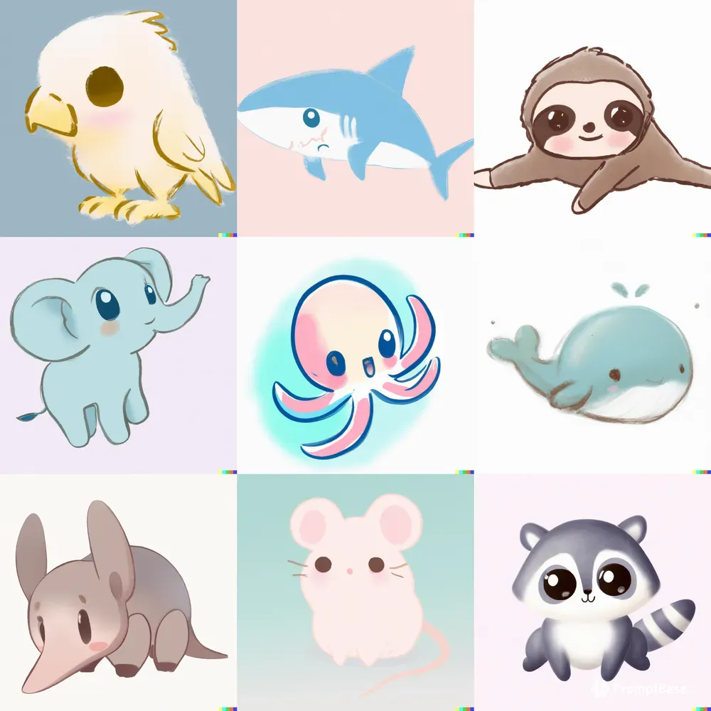 Chibi Style Animals