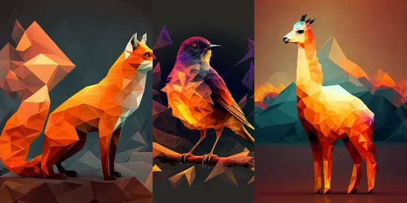 Warm And Fiery Animal Logos generated by undefined