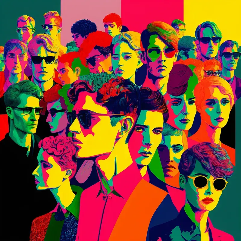 Colored Group Illustrations