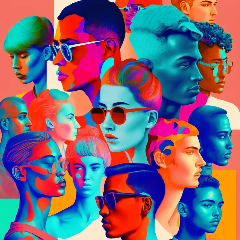 Colored Group Illustrations