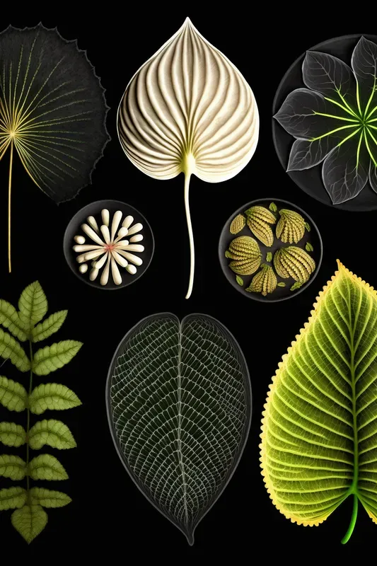 Botanical Samples Top Views