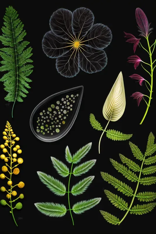 Botanical Samples Top Views