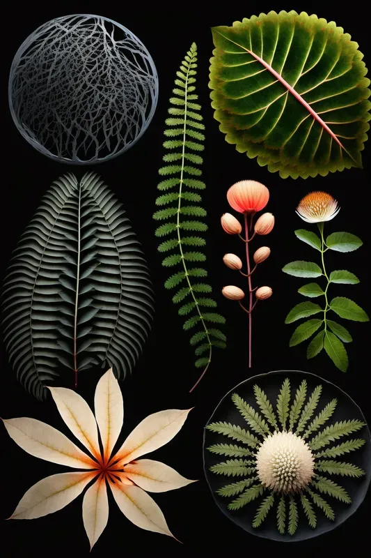 Botanical Samples Top Views
