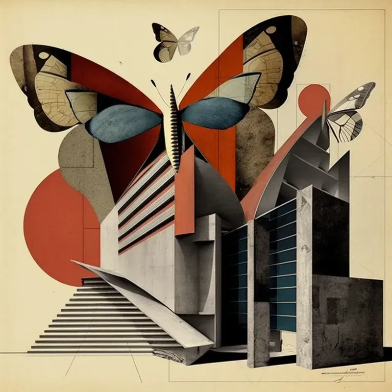 Bauhaus Style Collage