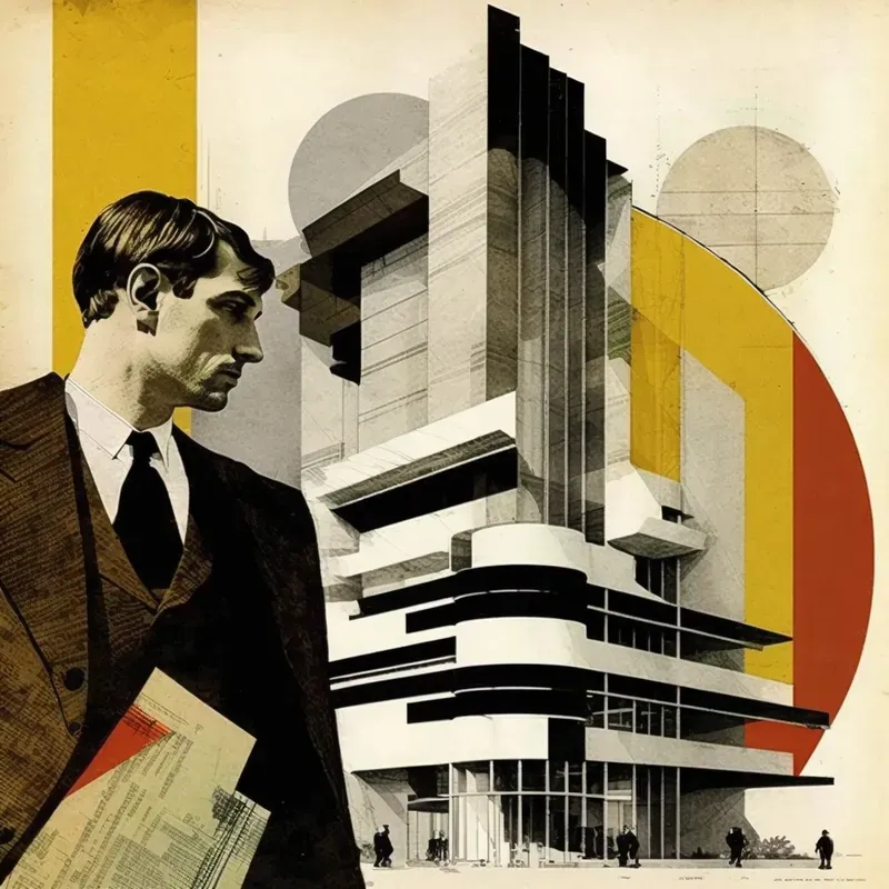 Bauhaus Style Collage