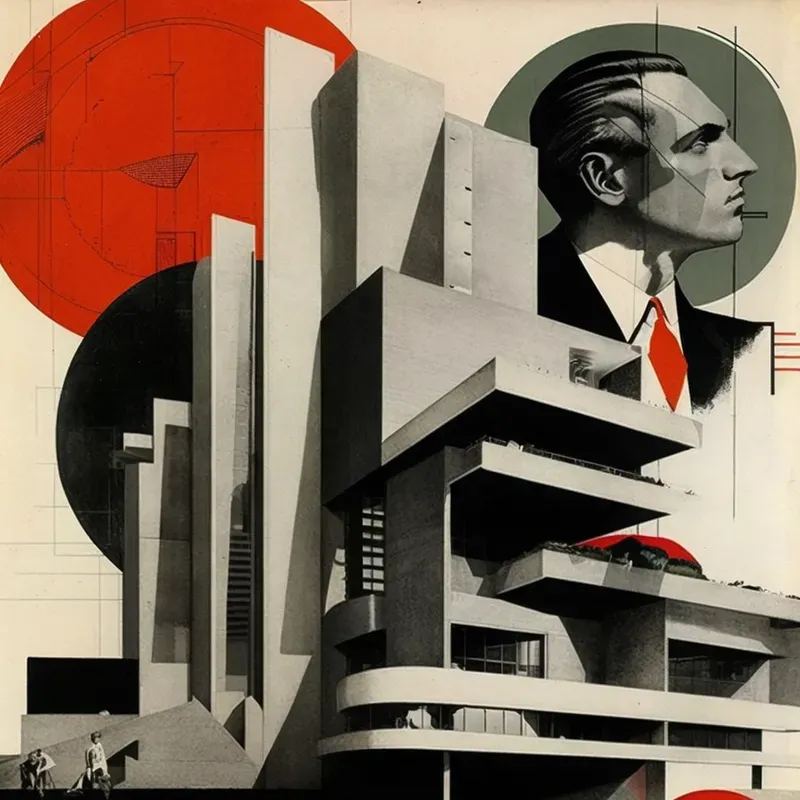 Bauhaus Style Collage