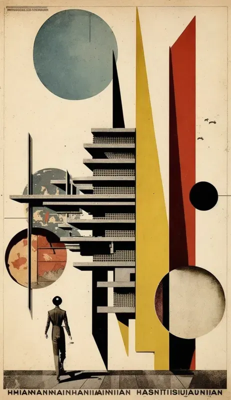 Bauhaus Style Collage