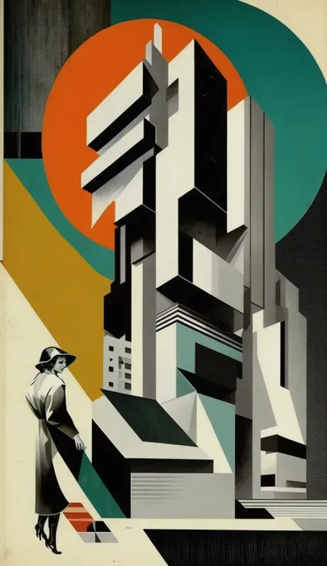 Bauhaus Style Collage