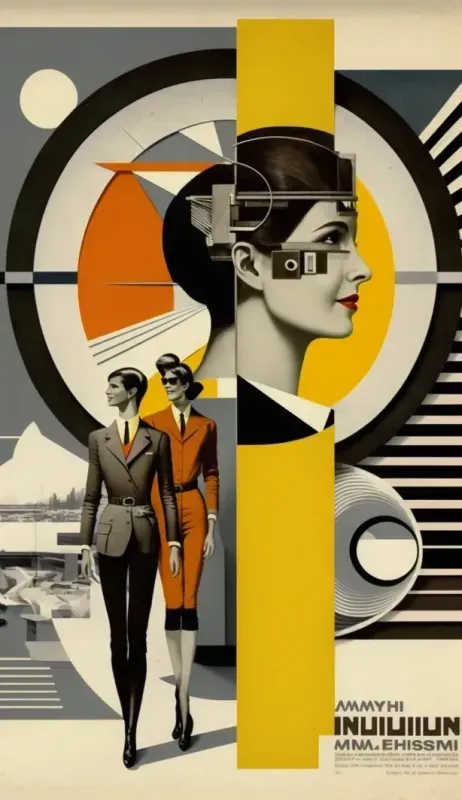 Bauhaus Style Collage