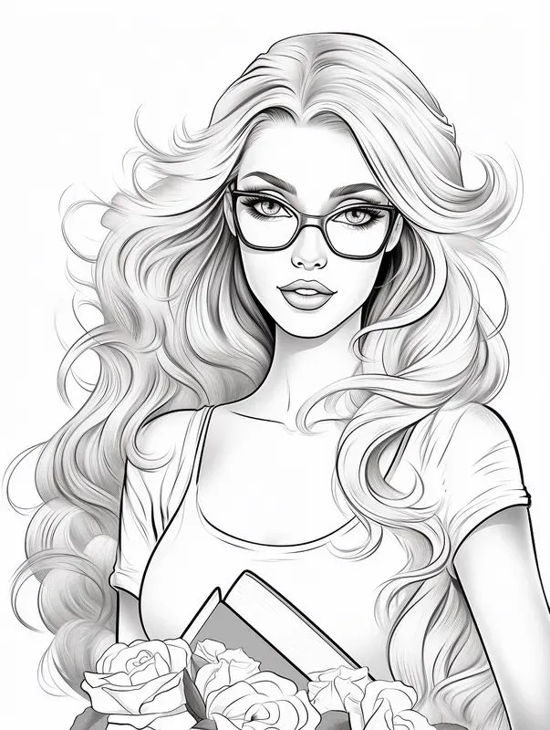 Barbie Colouring Pages