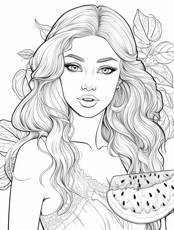 Barbie Colouring Pages