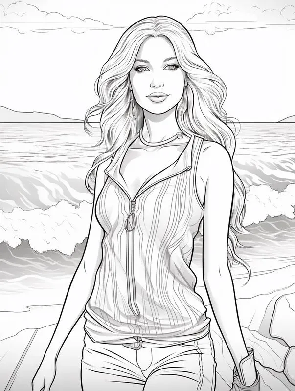 Barbie Colouring Pages