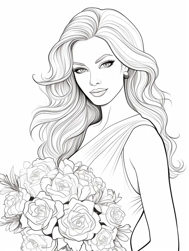 Barbie Colouring Pages