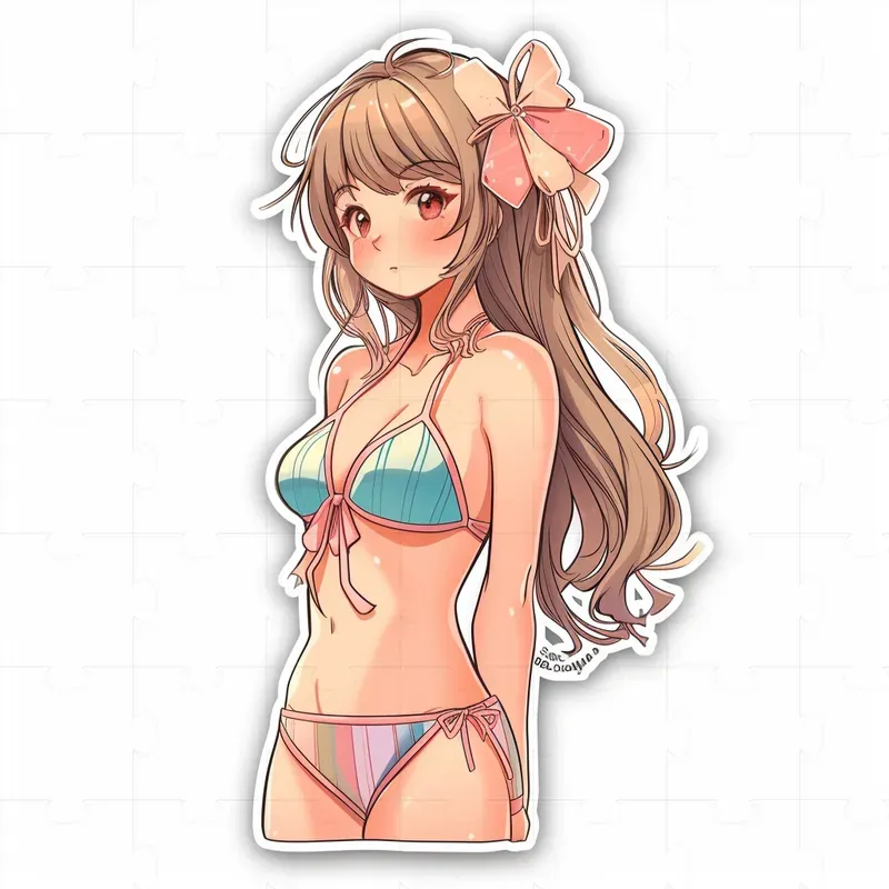 Kawaii Stickers Cute Girls