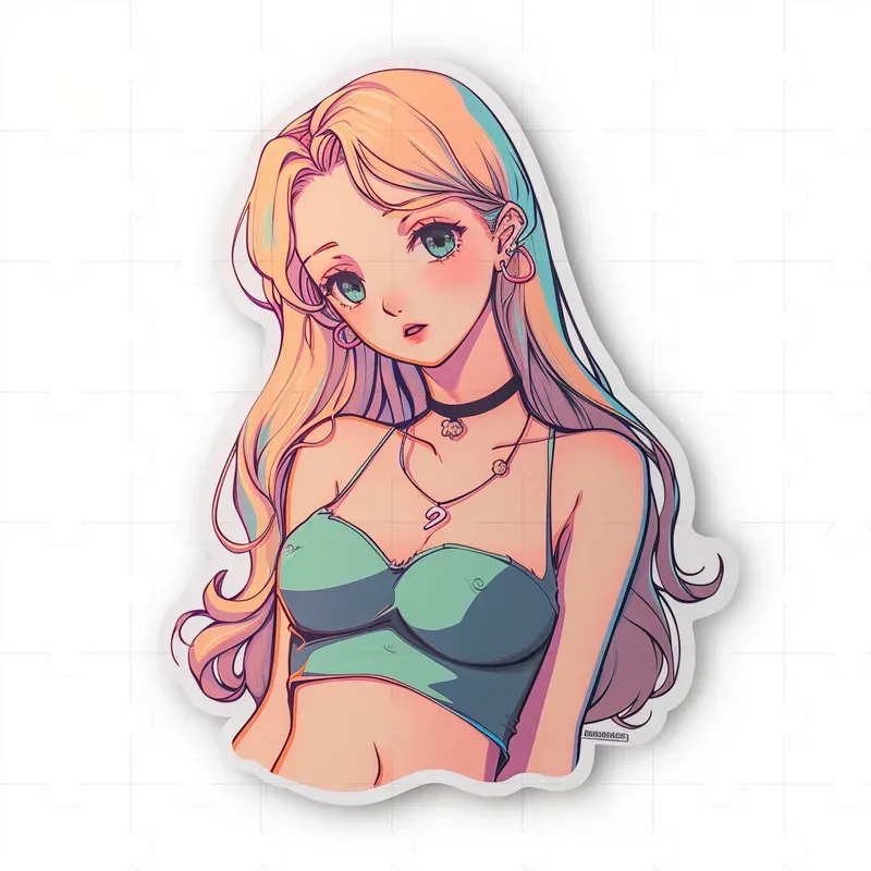 Kawaii Stickers Cute Girls