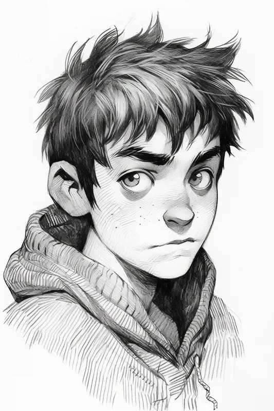 Sketch Art In Anime