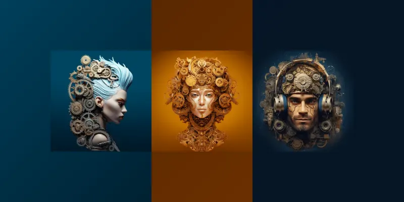 Mechanical Portraits generated by undefined