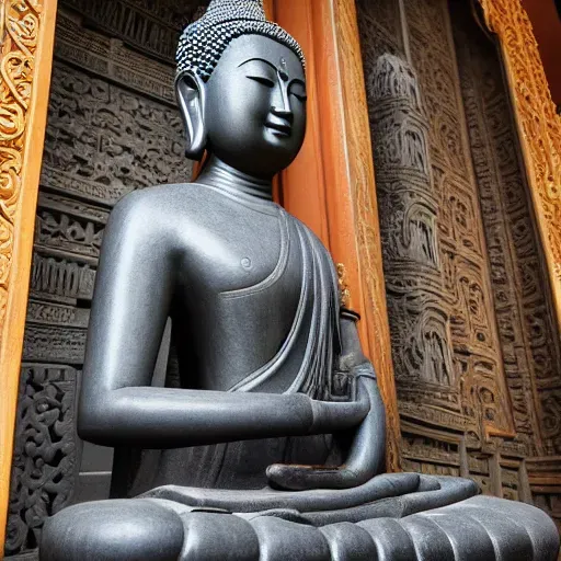 Buddha Statue Carved From Any Material
