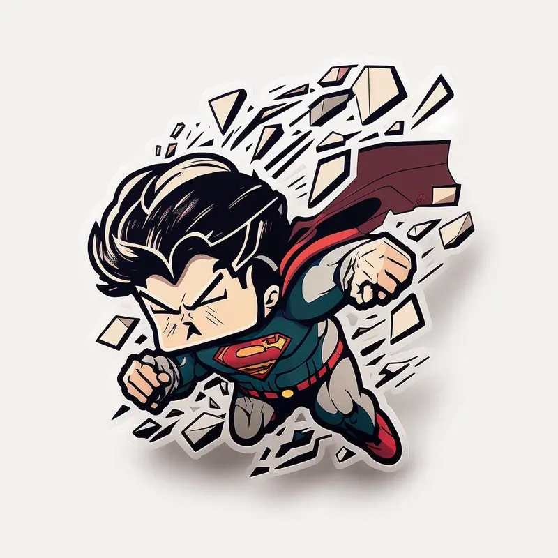 Dc Hero Stickers