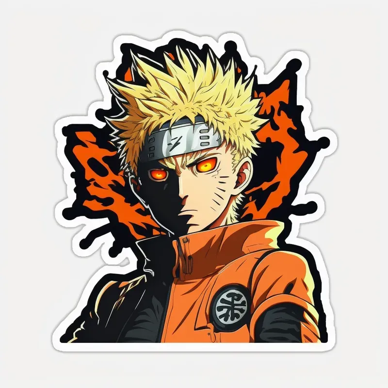 Anime Heroes Stickers