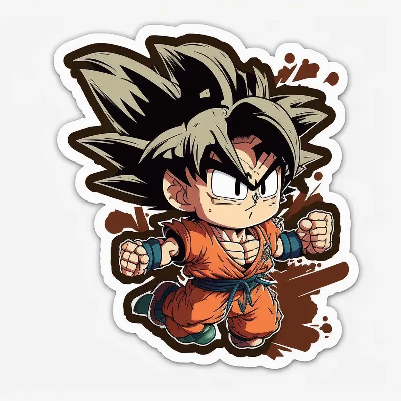 Anime Heroes Stickers