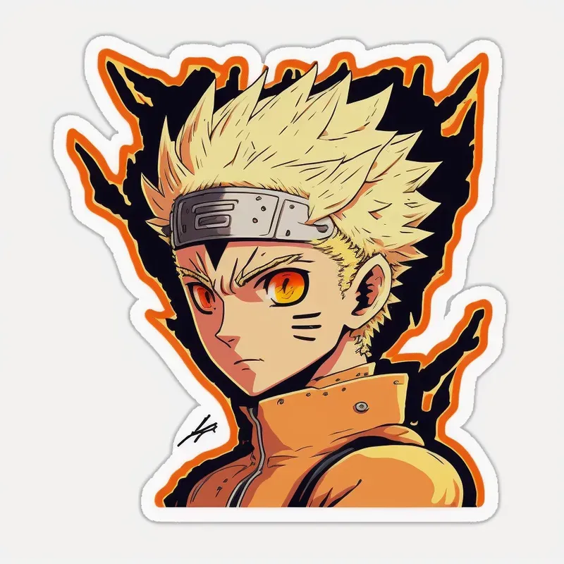 Anime Heroes Stickers