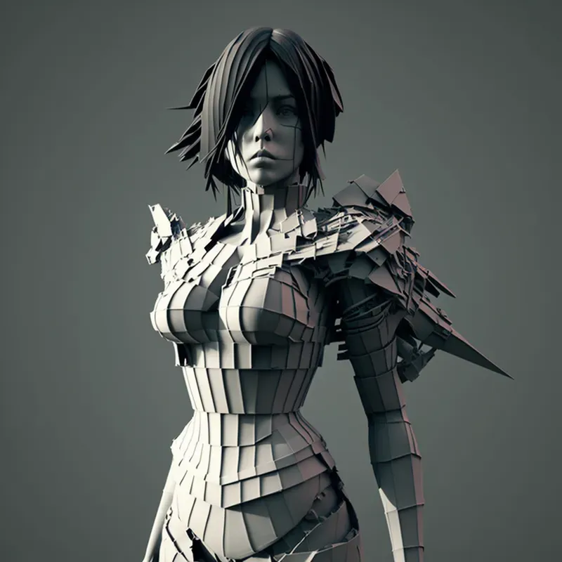 Voxel Anime Characters
