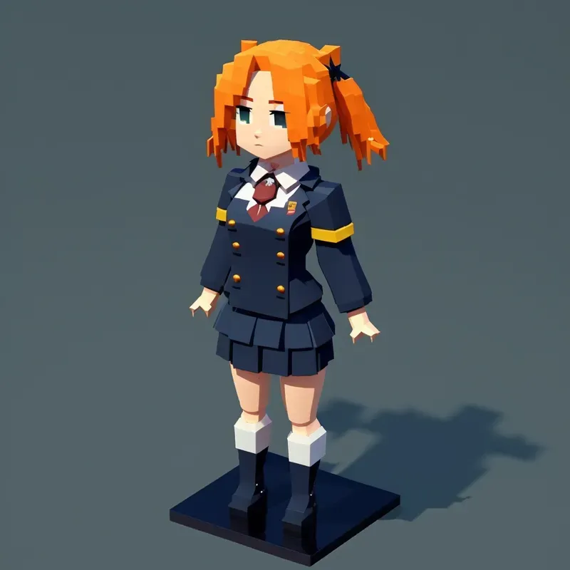 Voxel Anime Girls