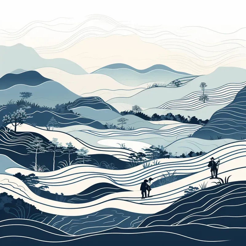 Ancient Chinese Landscape Painting Style
