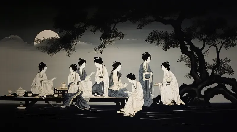 Chinese Traditional Paintings Of Ladies
