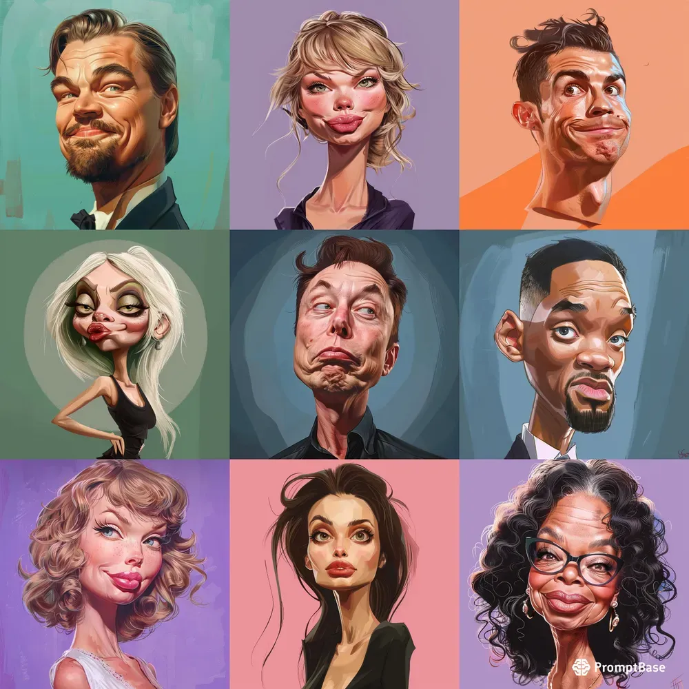 Celebrity Caricatures