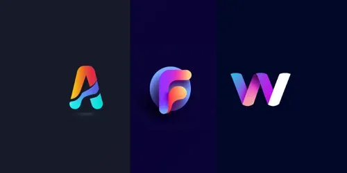 Modern Letter Logos generated by dalle