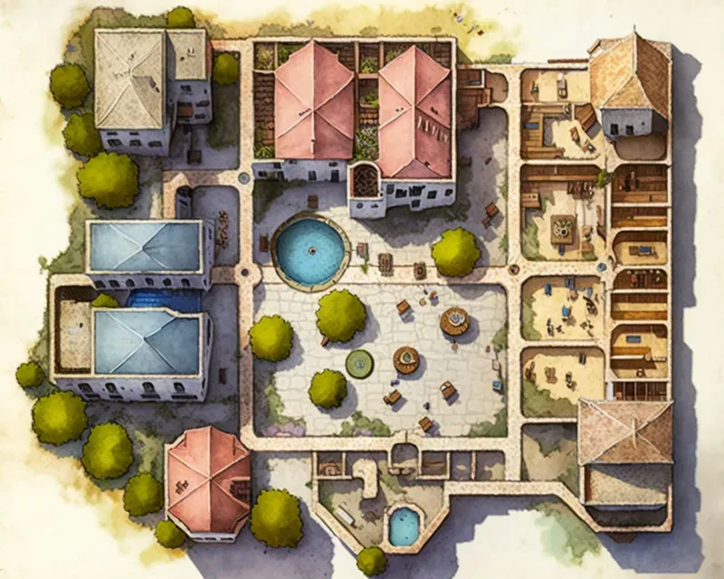 Tabletop RPG Maps Settlements