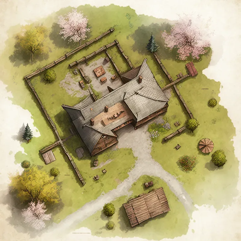 Tabletop RPG Maps Settlements