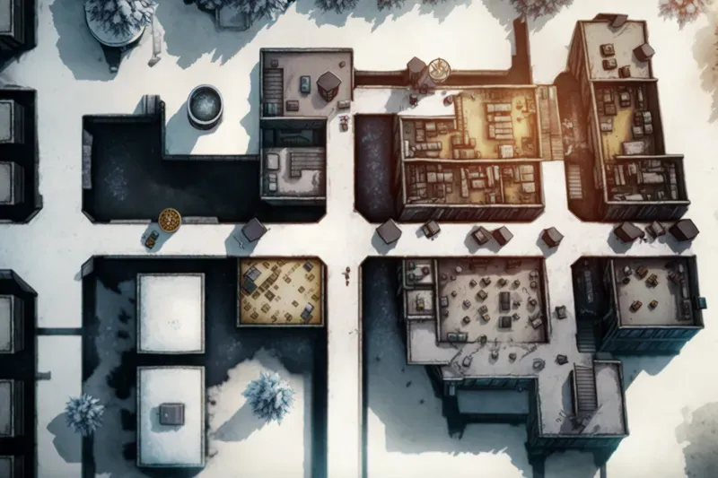 Tabletop RPG Maps Settlements