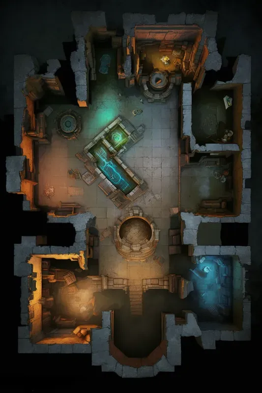 Tabletop RPG Maps Interiors