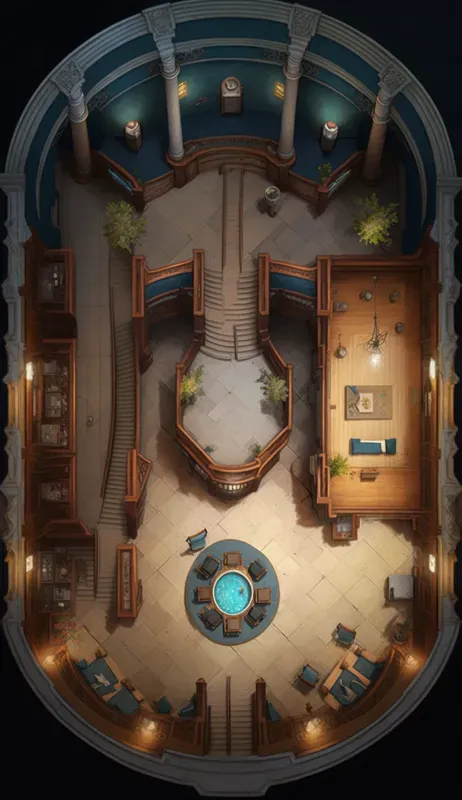 Tabletop RPG Maps Interiors