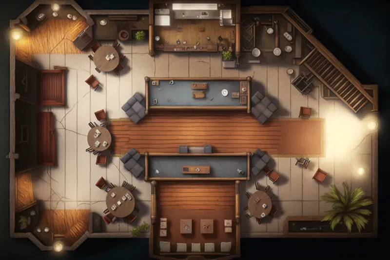 Tabletop RPG Maps Interiors