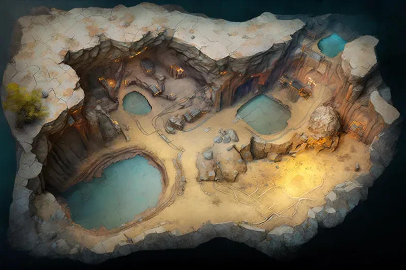 Tabletop RPG Maps Interiors