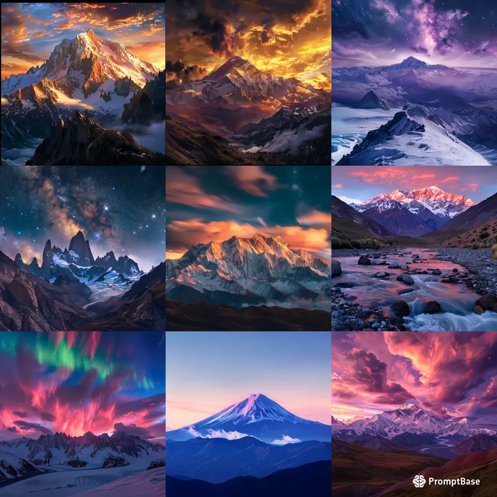 Epic Cinematic Mountain Landscapes