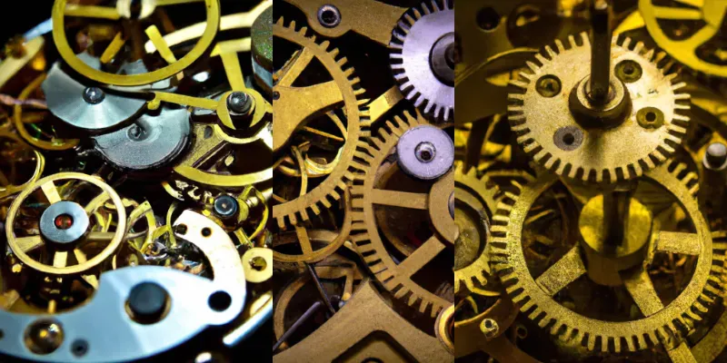 Watch Movement Gears generated by undefined