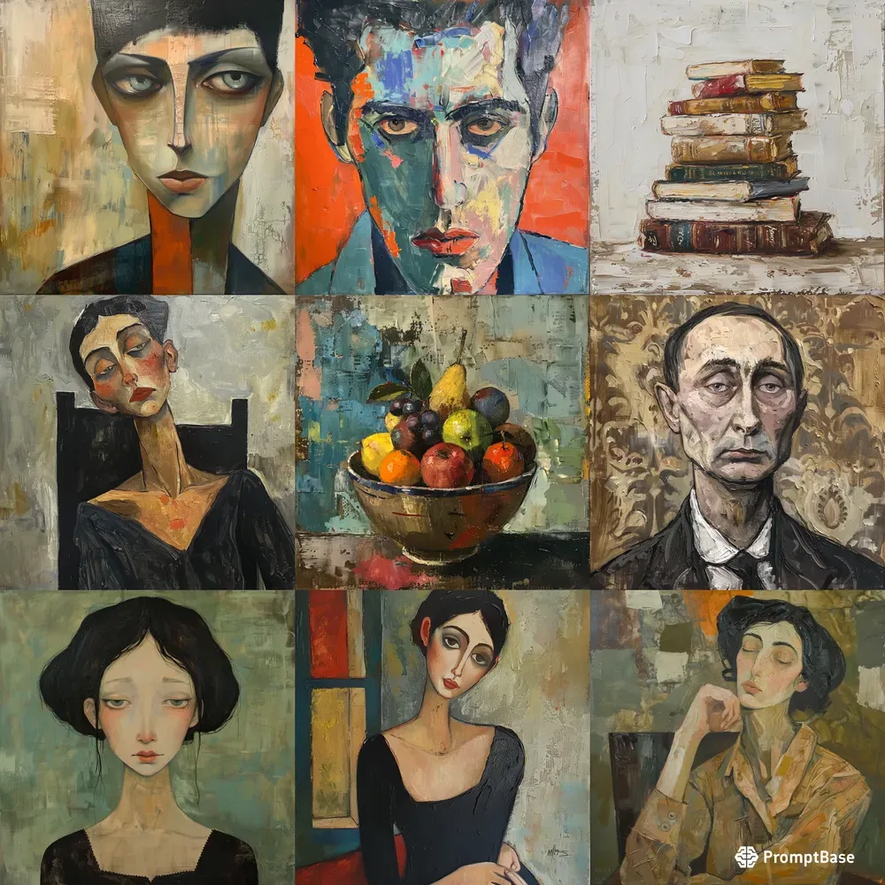 Moody Oil Paintings