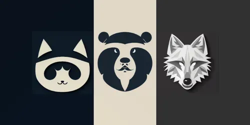 Animal Vector Logos generated by midjourney