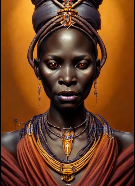 Tribal African Sorceress