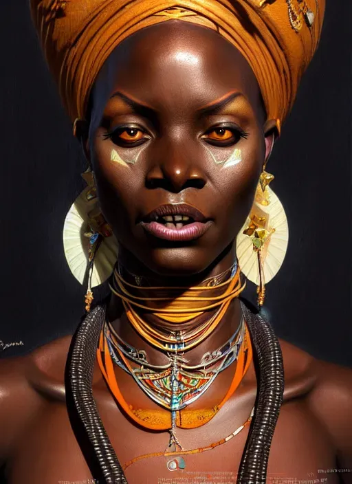 Tribal African Sorceress