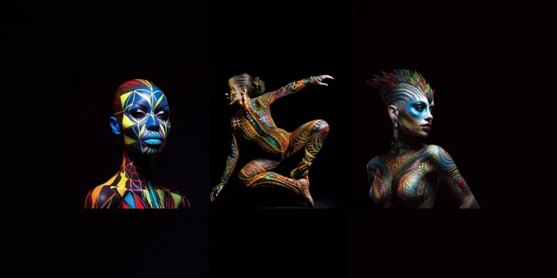 Realistic Body Paint Models generated by undefined
